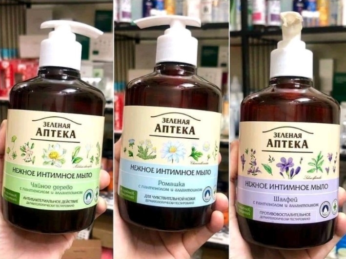 Dung Dịch Vệ Sinh Phụ Nữ Dạng Vòi Anteka Green Pharmacy 370ml