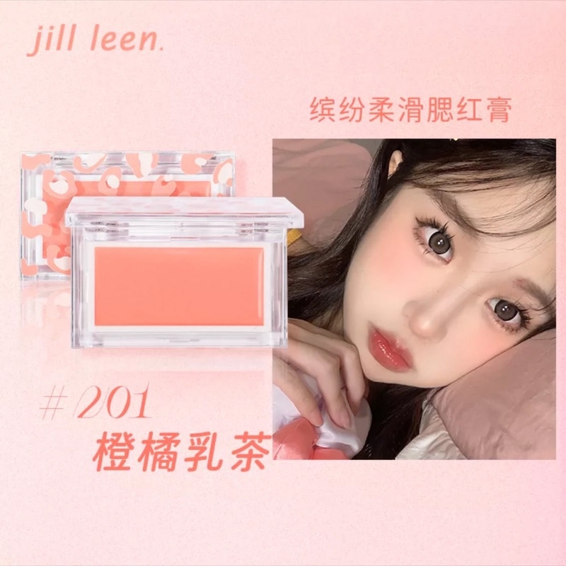 Phấn Má Hồng Dạng Kem Mướt Mịn Không Thấm Nước Làm Sáng Tone Da JILL LEEN 4g