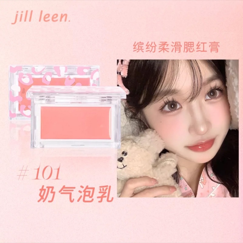 Phấn Má Hồng Dạng Kem Mướt Mịn Không Thấm Nước Làm Sáng Tone Da JILL LEEN 4g