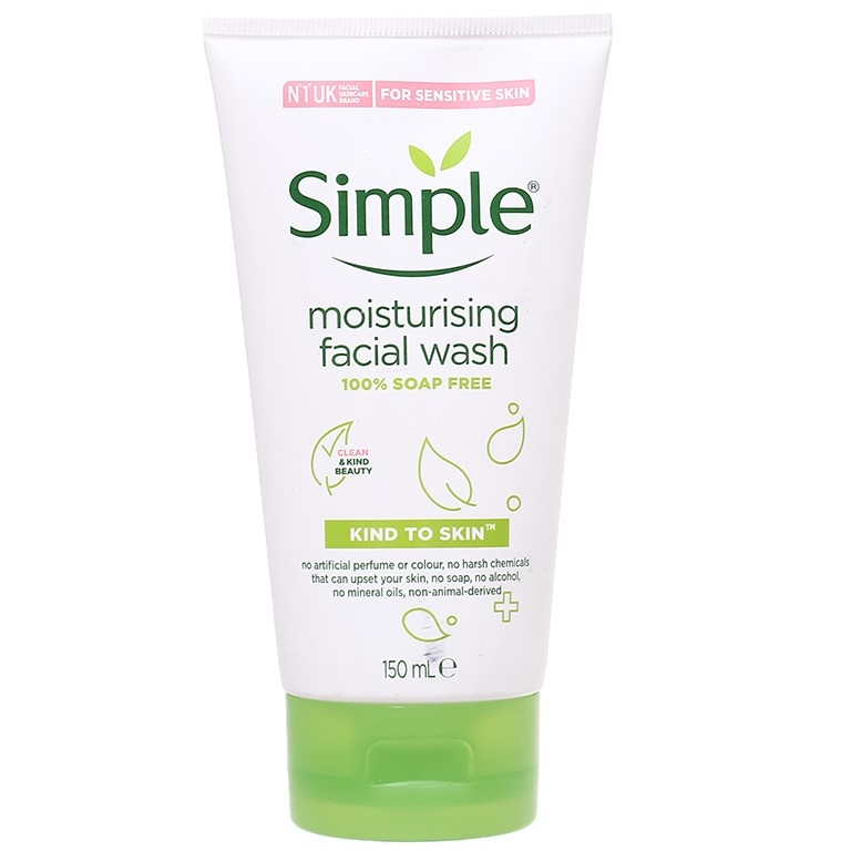 Sữa Rửa Mặt Dưỡng Ẩm Làm Mịn Da Simple Moisturising Facial Wash 150ml