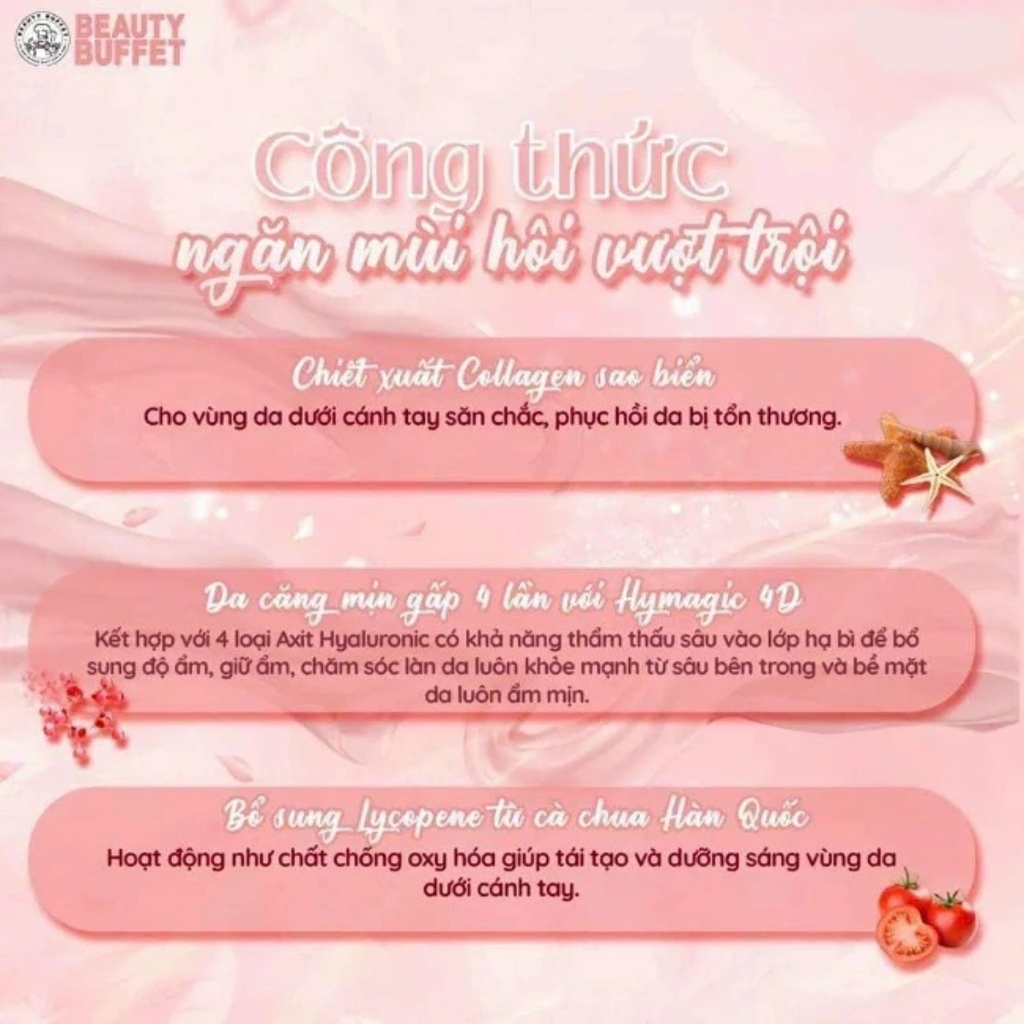 Lăn khử mùi Scentio Pink Collagen Radiant & Firm Deodorant 50ml