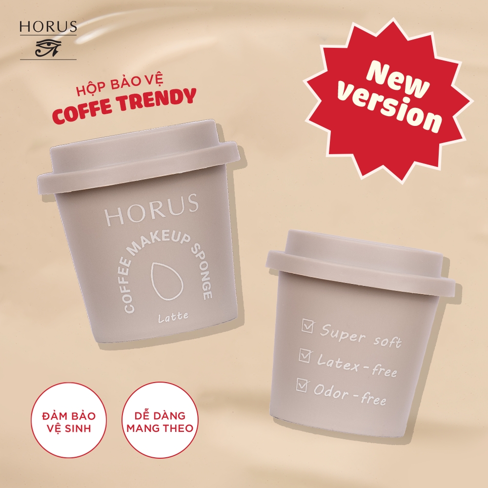 Bông Mút Trang Điểm Horus Coffee Sponge