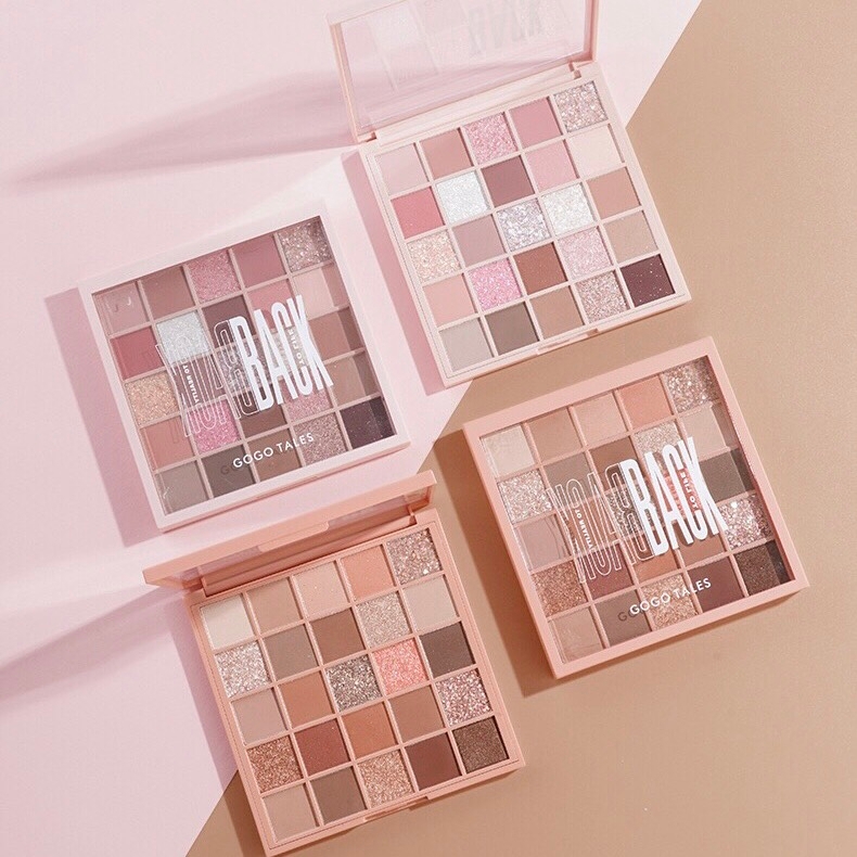 Bảng Phấn Mắt 25 Ô Cho Makeup Cá Nhân Và Chuyên Nghiệp Gogo Tales Crytal Color Charming Eyes 29.5g