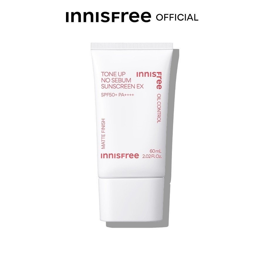 Kem Chống Nắng Nâng Tone, Kiềm Dầu Innisfree Tone Up No Sebum Sunscreen SPF50/PA++++ 60ml