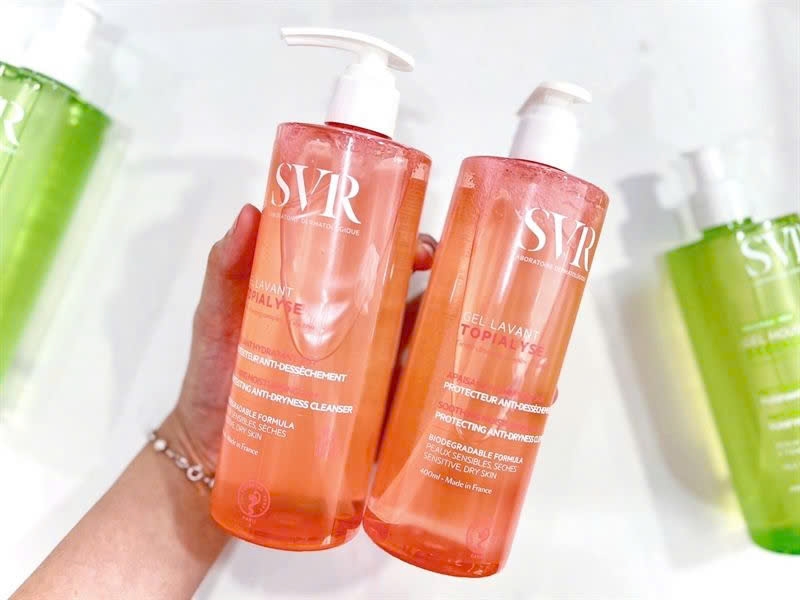 Gel Rửa Mặt SVR Làm Sạch Da Không Chứa Xà Phòng Cho Da Khô Topialyse Gel Lavant 400ml