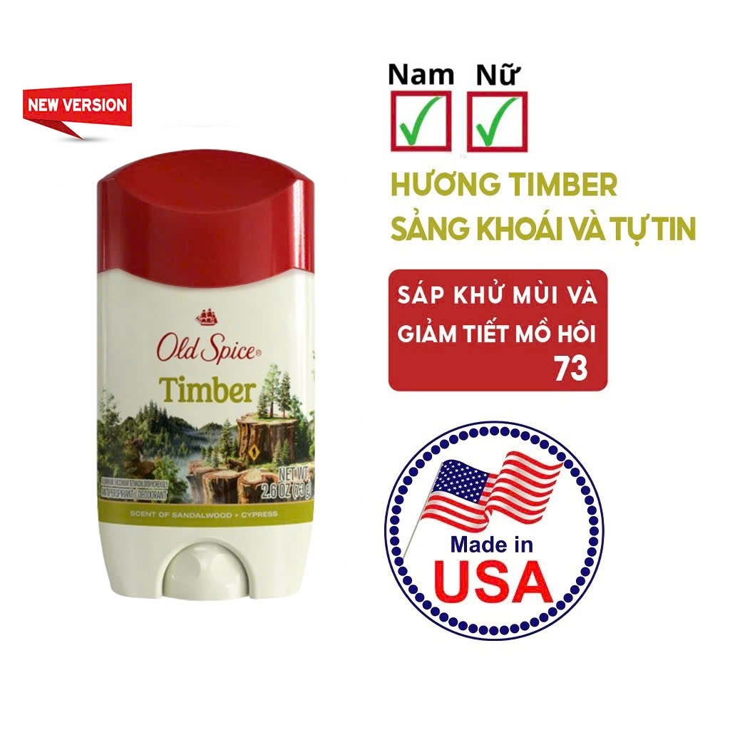 Lăn Khử Mùi Timber Old Spice Timber 73g