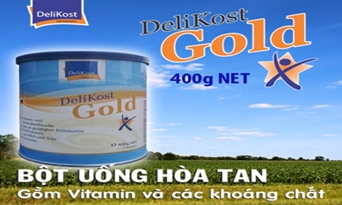 Thông tin dinh dưỡng sản phẩm sữa Delikost Gold