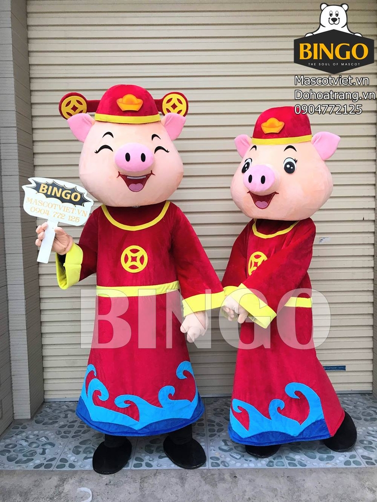 MASCOT CON HEO THẦN TÀI