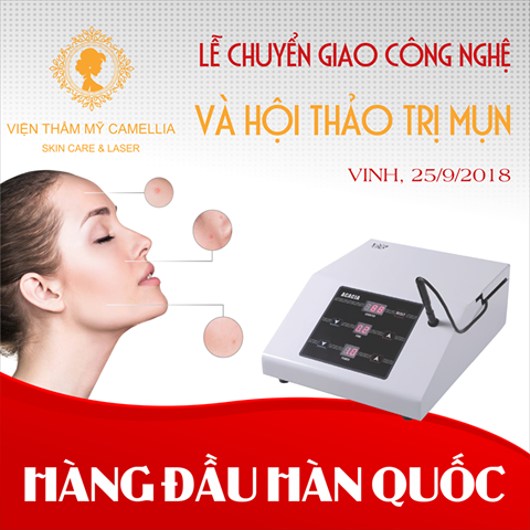 Lễ chuyển giao Công nghệ triệt dầu trị mụn Acacia cùng Viện thẩm mỹ Camellia