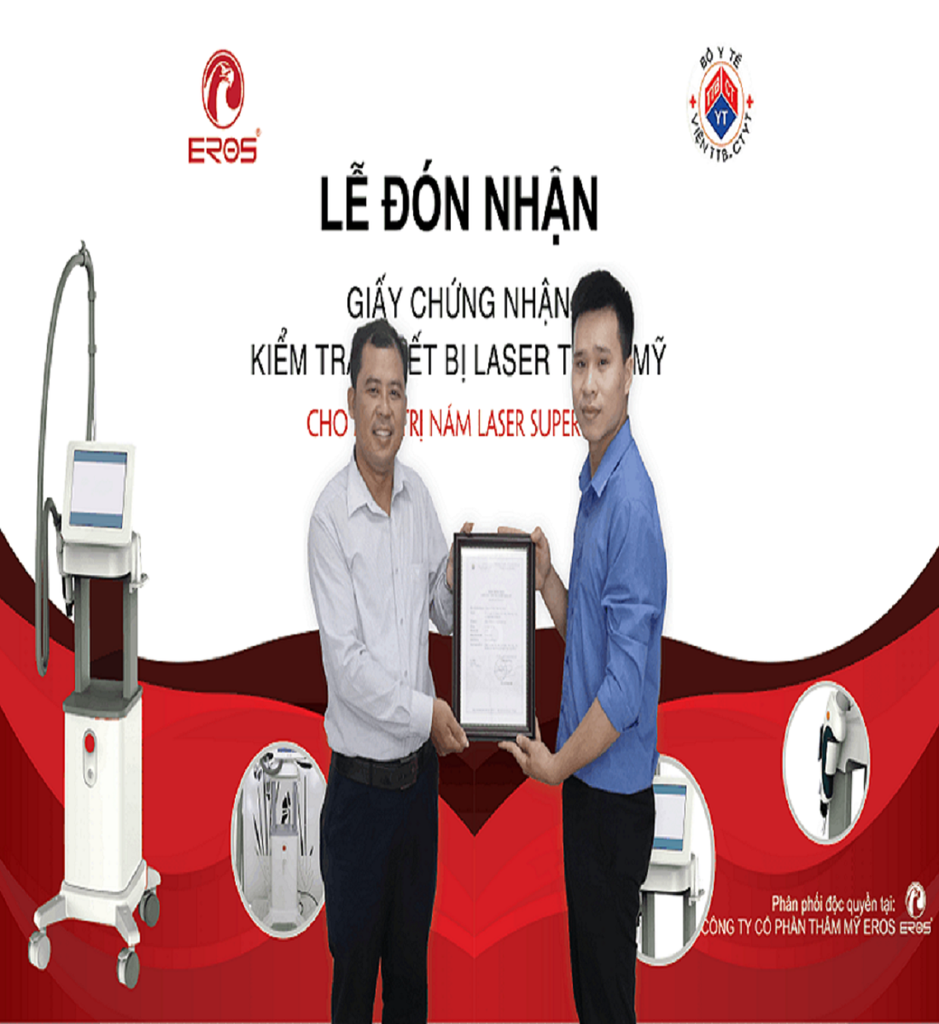 Lễ đón nhận giấy chứng nhận chất lượng thiết bị Laser Super s+S