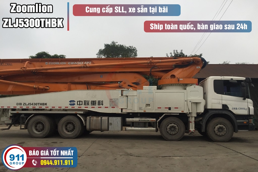 Bơm cần Zoomlion 41M - Bán Xe Bơm bê tông cần 41M Zoomlion Cifa