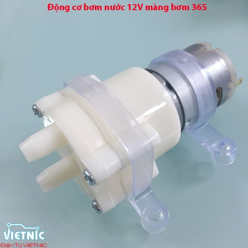 ĐỘNG CƠ BƠM NƯỚC 12V MÀNG BƠM 365