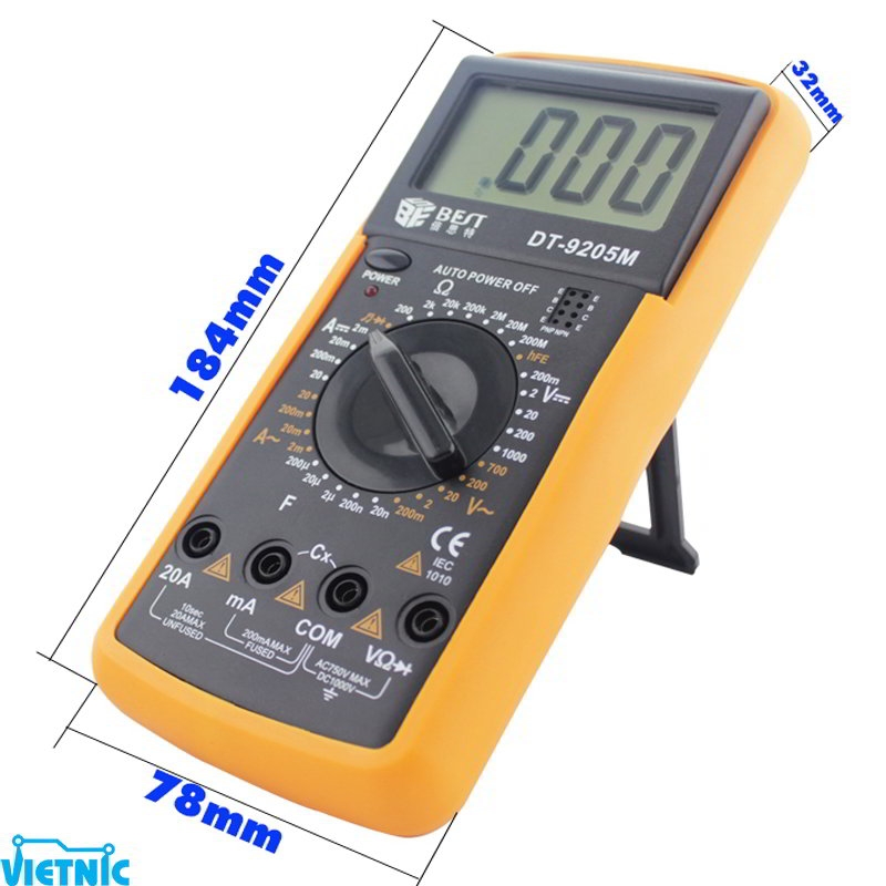 ĐỒNG HỒ SỐ DT-9205M