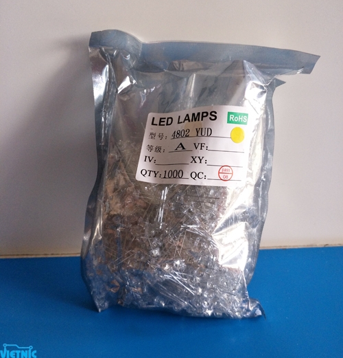 LED ĐƠN 5 MM ĐẦU LÙN VÀNG