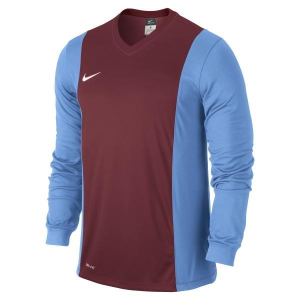 Quần áo bóng đá dài tay không logo NIKE PARK mận 2015