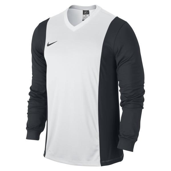 Quần áo bóng đá dài tay không logo NIKE PARK trắng 2015