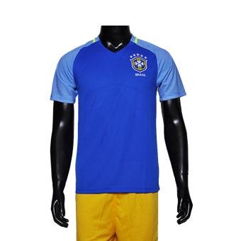 Áo bóng đá Brazil xanh Euro 2016