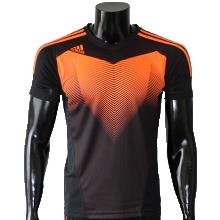 Quần áo bóng đá không logo Adidas Chiến Binh Đen Cam