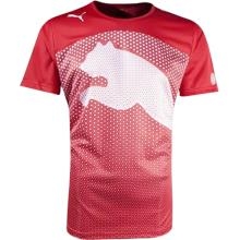 Quần áo bóng đá không logo Puma Cat đỏ
