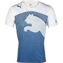 Quần áo bóng đá không logo Puma Cat trắng