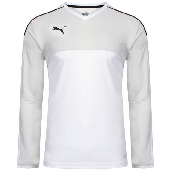 Quần áo bóng đá dài tay không logo PUMA ACCURACY trắng
