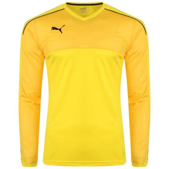 Quần áo bóng đá dài tay không logo PUMA ACCURACY vàng