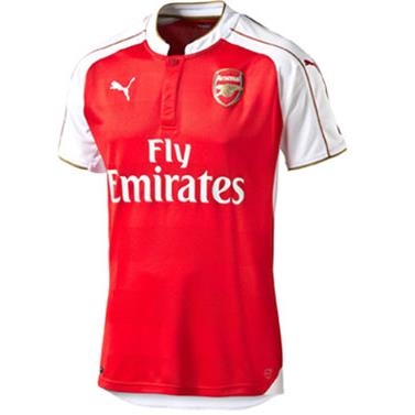 Quần áo bóng đá Arsenal đỏ mùa giải 2015 2016