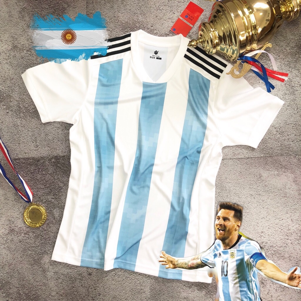 Quần áo bóng đá Argentina 2018 Không Logo