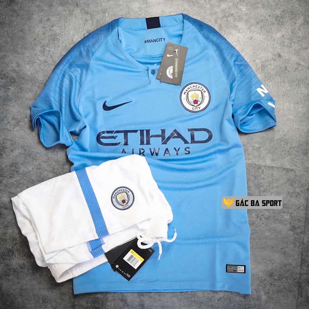 Quần áo bóng đá Manchester City sân nhà 2018/19