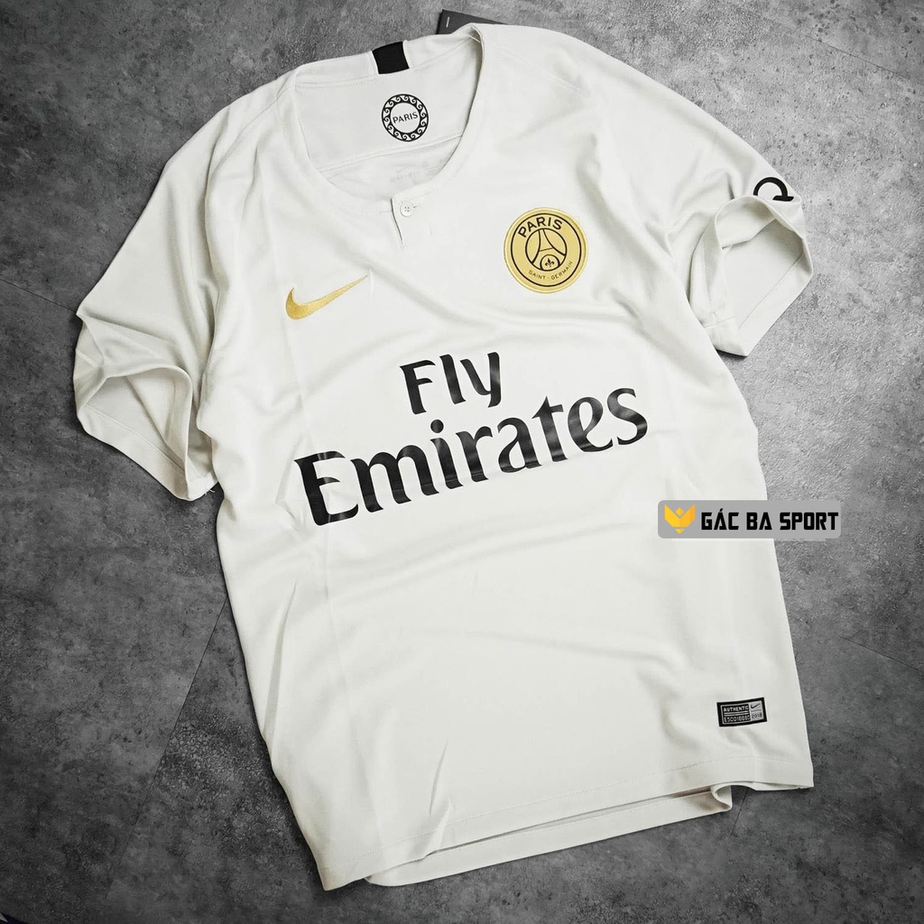 Quần áo bóng đá PSG sân khách 2018/19 trắng