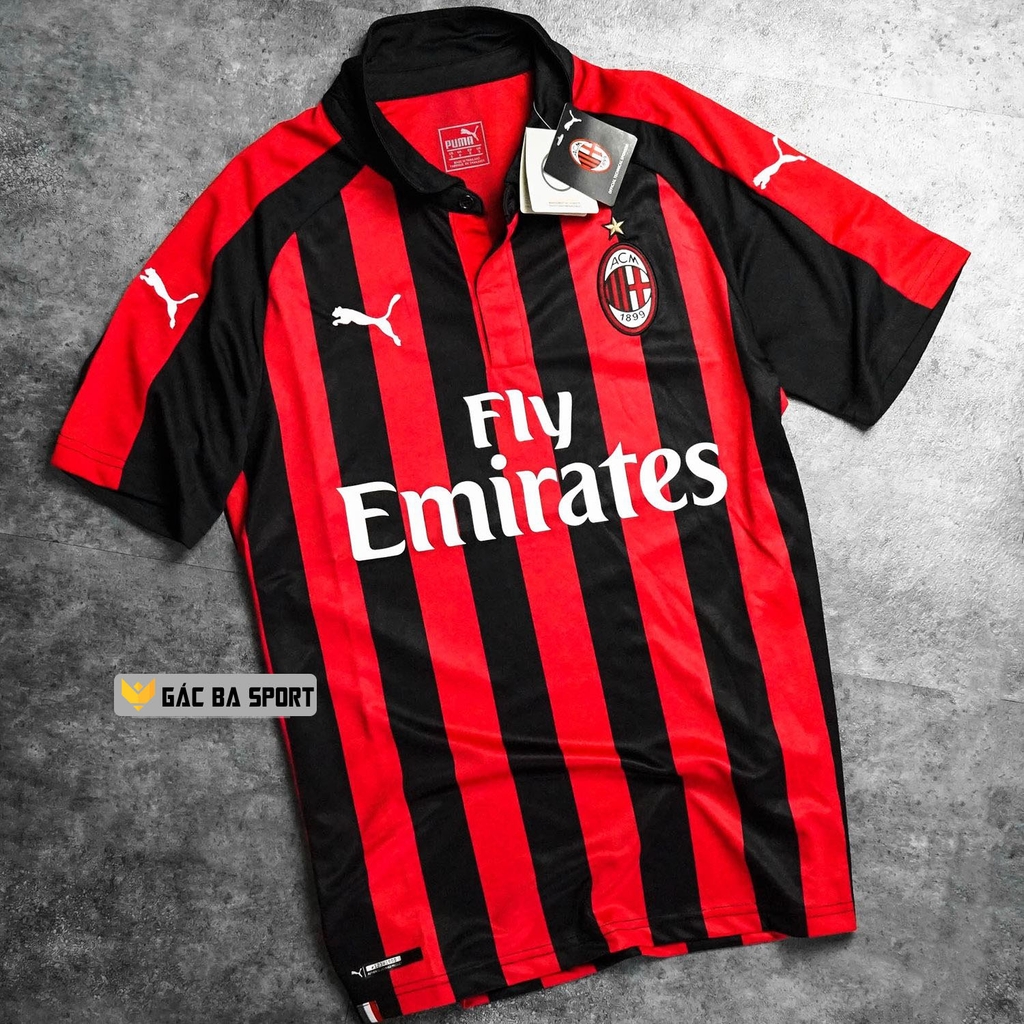 Quần áo bóng đá Ac Milan sân nhà 2018/19