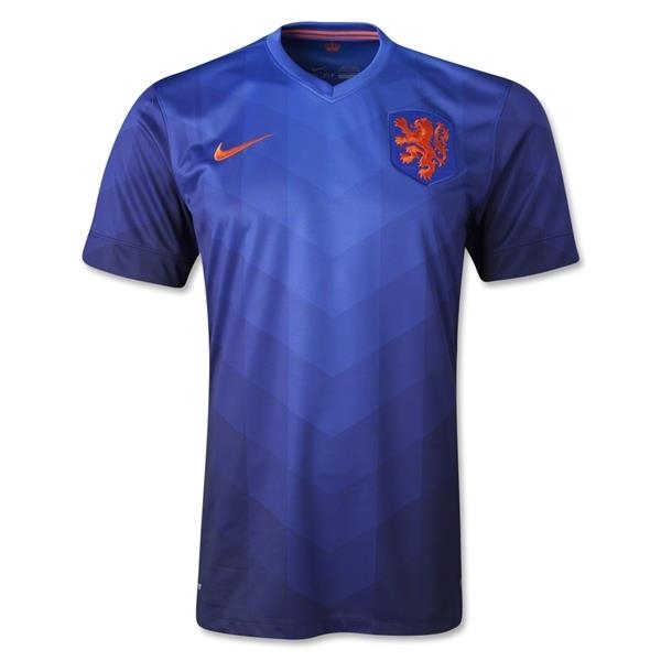 Quần áo bóng đá Hà Lan xanh sân khách WC 2014