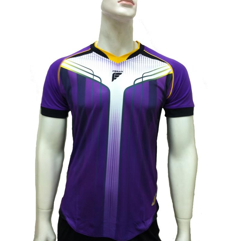 Bộ bóng đá không logo Pegan tím