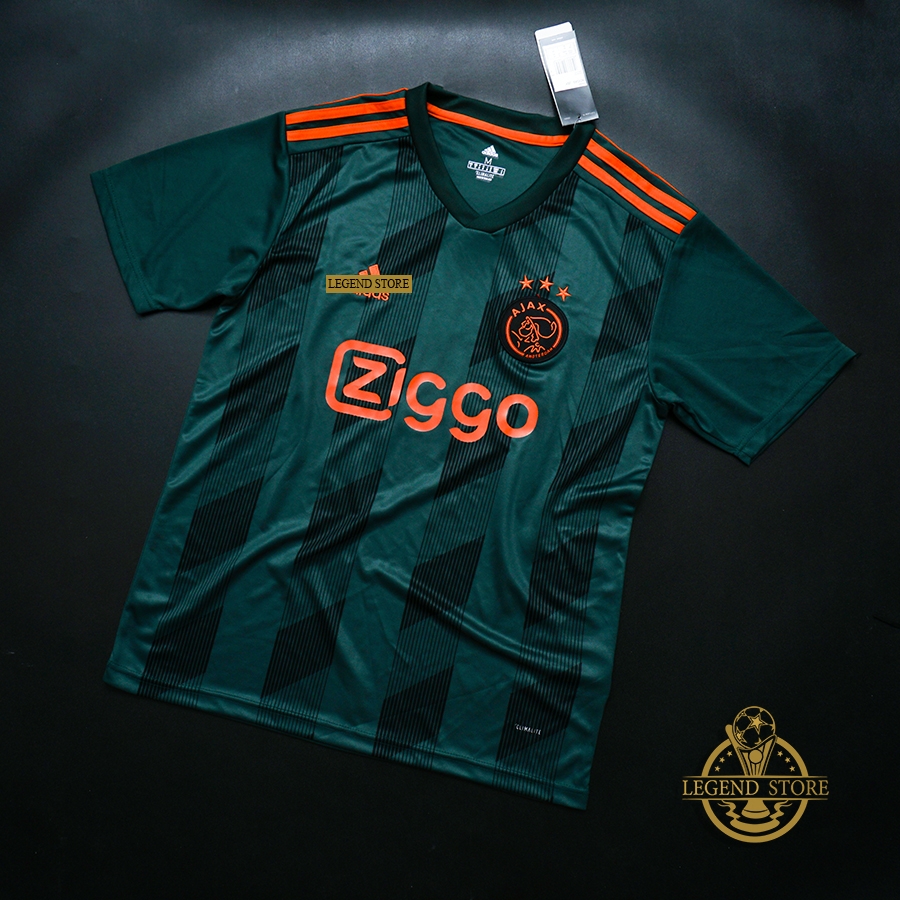 Quần áo bóng đá Ajax sân khách 2019/20 xanh rêu