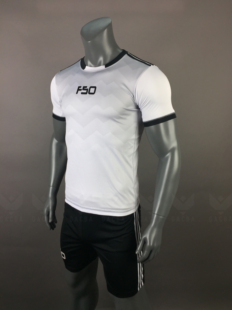 Áo bóng đá không logo Adidas F50 trắng