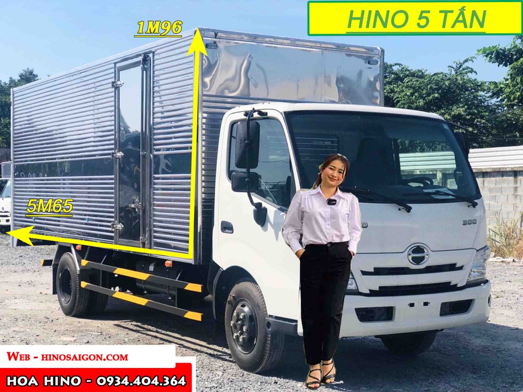 Bảng giá xe tải hino 5 tấn thùng kín đời 2022