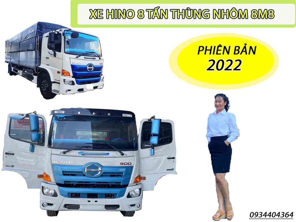 Giá xe Hino 8 tấn đời 2022