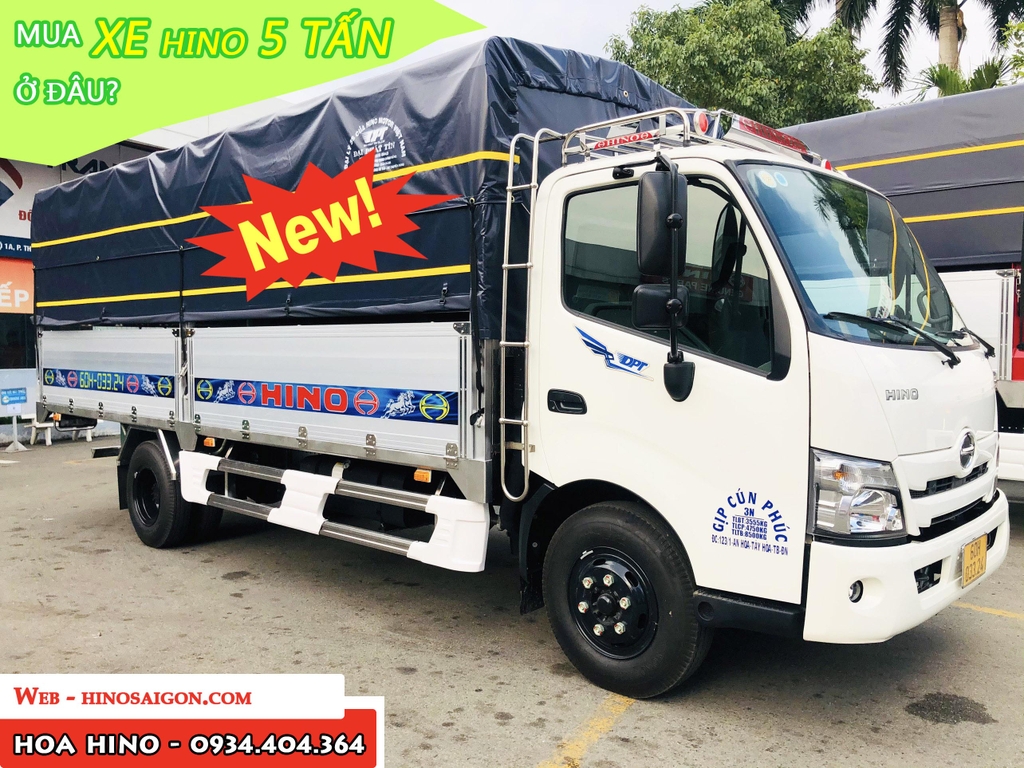 Xe Hino 5 tấn mui bạt đời mới 2021 giá bao nhiêu?