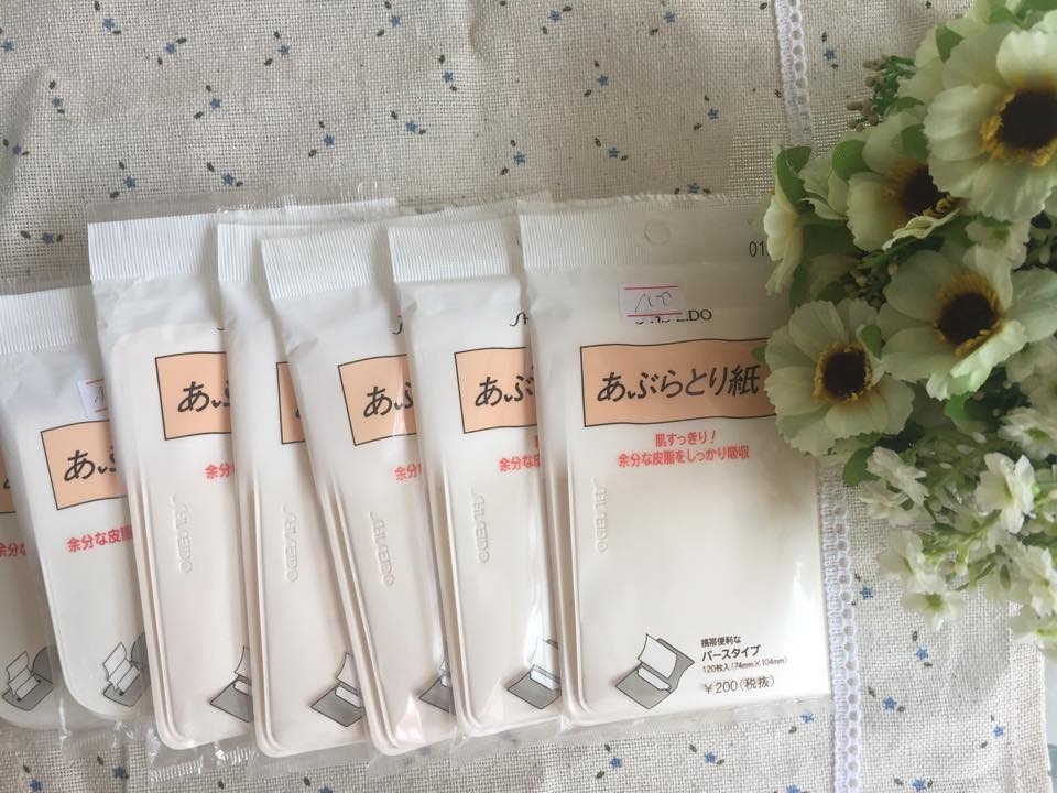 Giấy thấm dầu SHISEIDO dành cho da nhờn 120 tờ