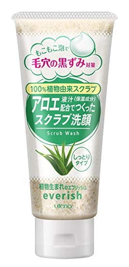 sữa rửa mặt tẩy tế bào chết Utena Everish srub