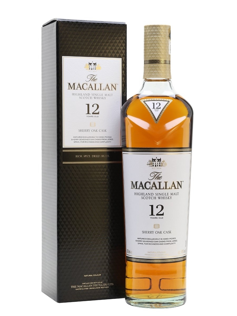 Rượu Macallan 12 Sherry Oak Scotch Whisky