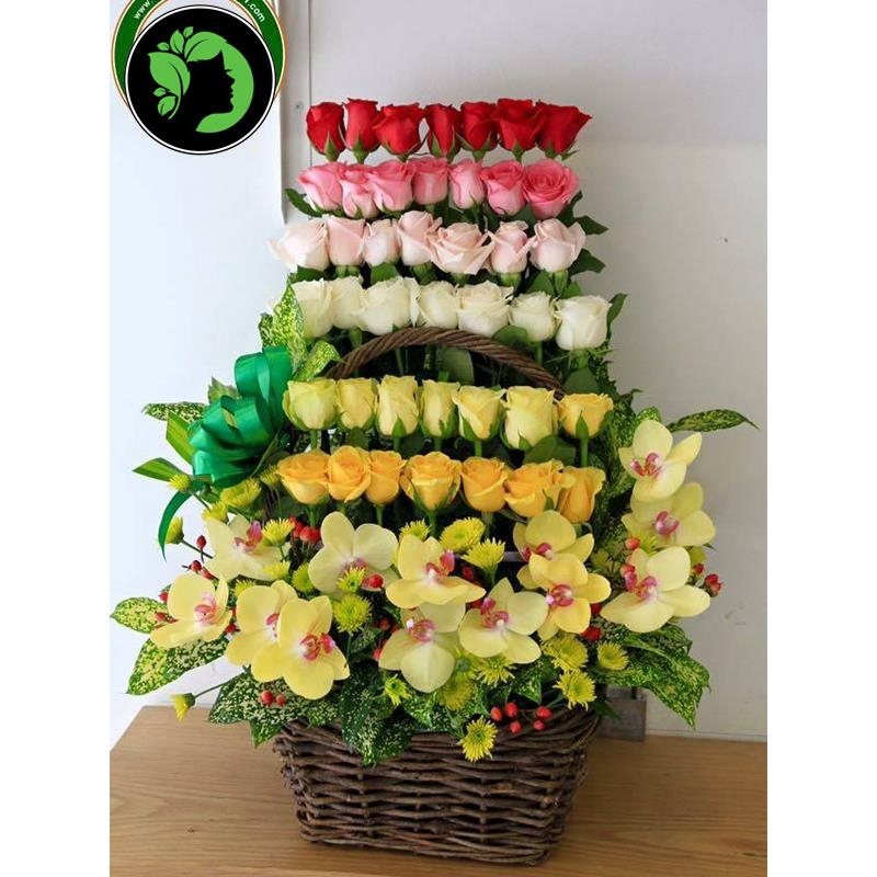 Hoa giỏ cao cấp DHCM16