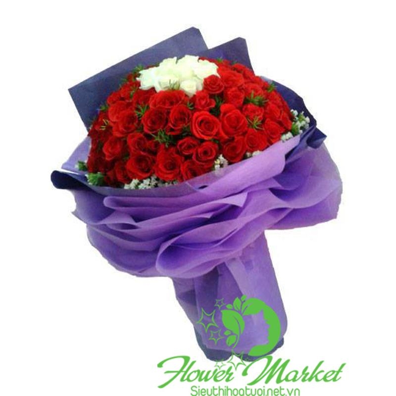 Hoa chúc mừng ngày lễ tình nhân 14/2 HB443