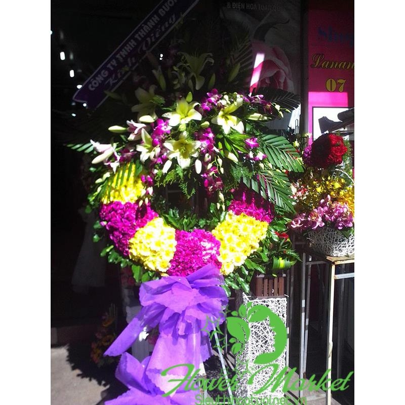Kệ hoa viếng đám ma HCB467