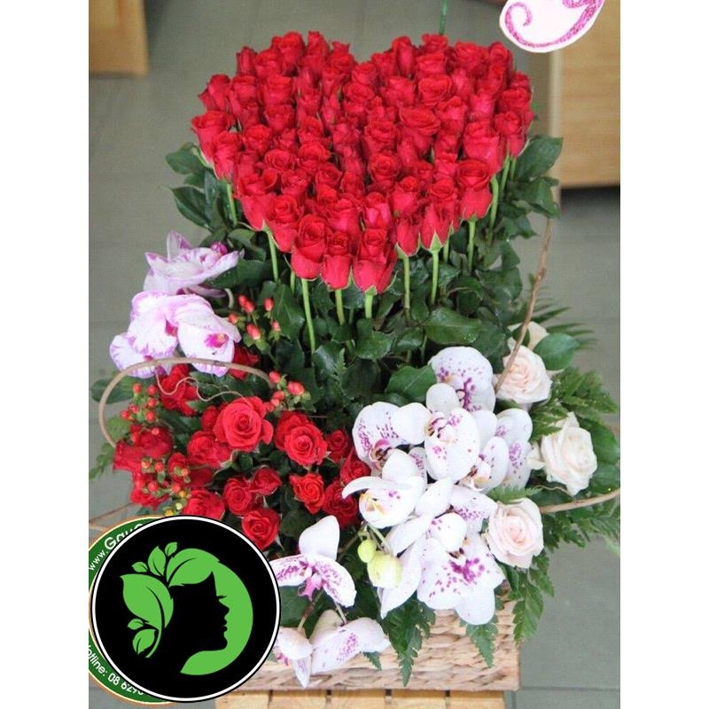 Hoa giỏ cao cấp DHCM11