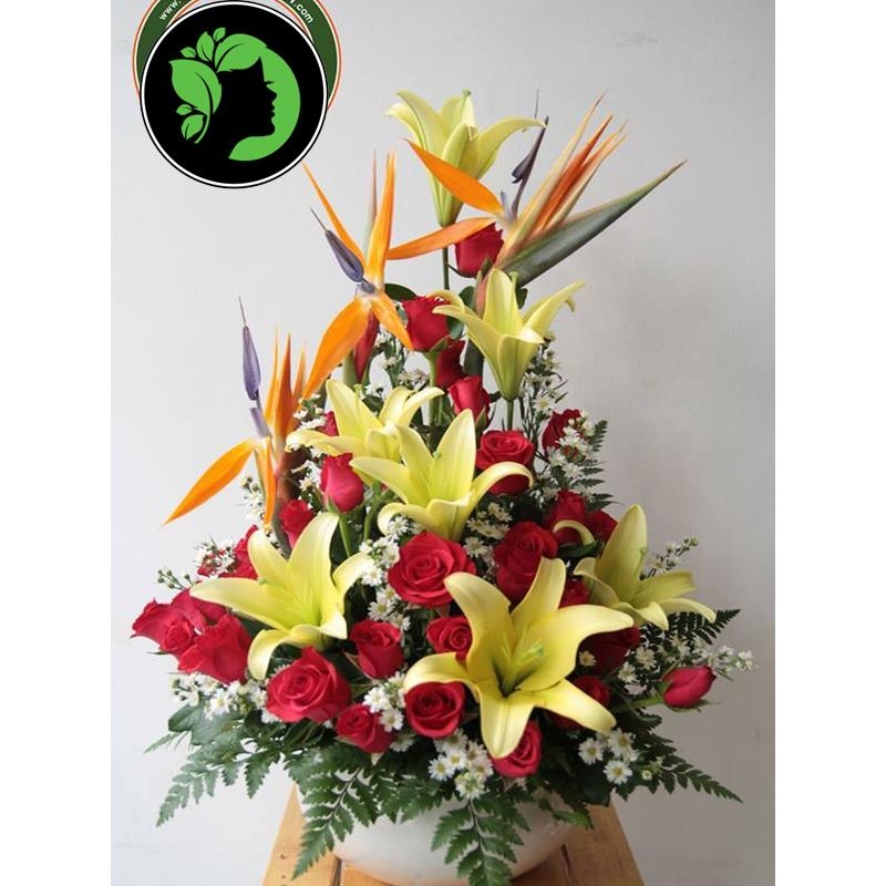 Hoa sinh nhật sang trọng DHCM48