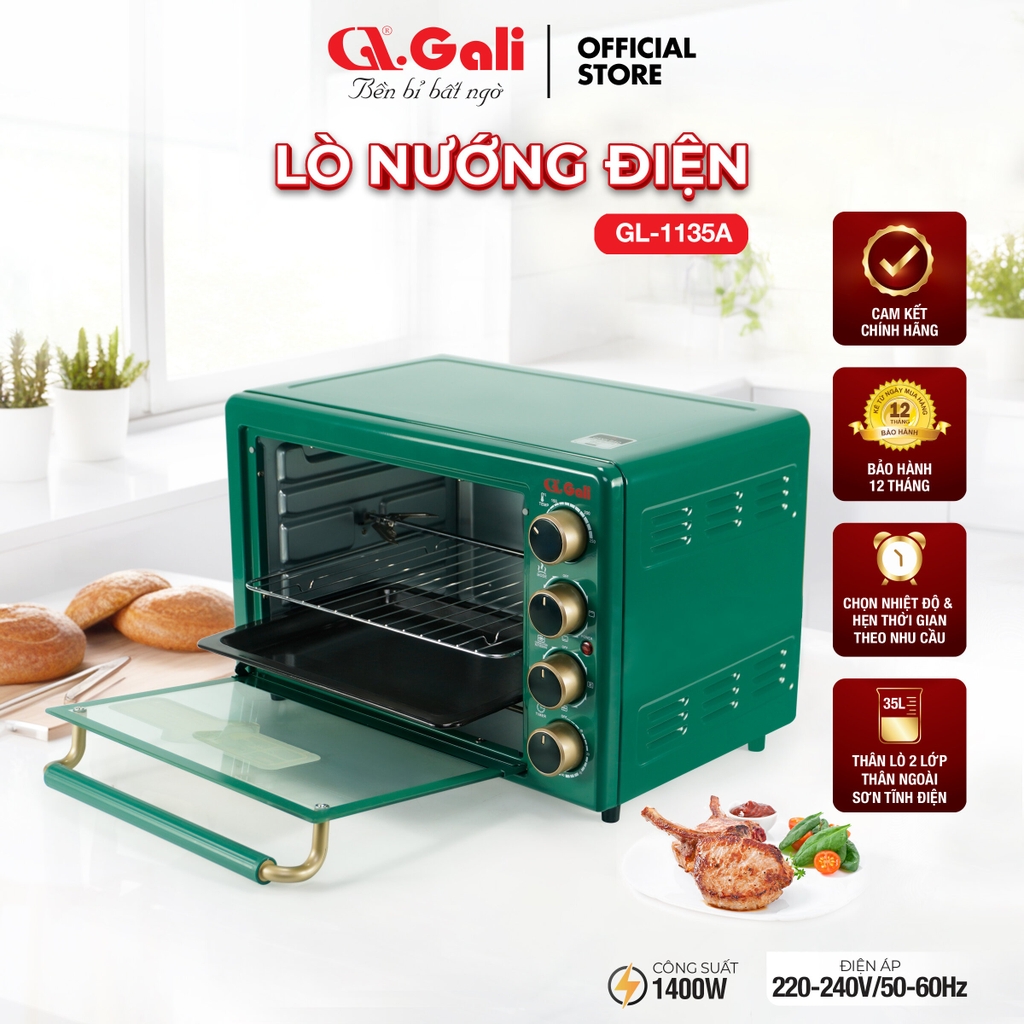 Lò nướng thùng 1135A - 35 Lít - Bảo hành 1 năm