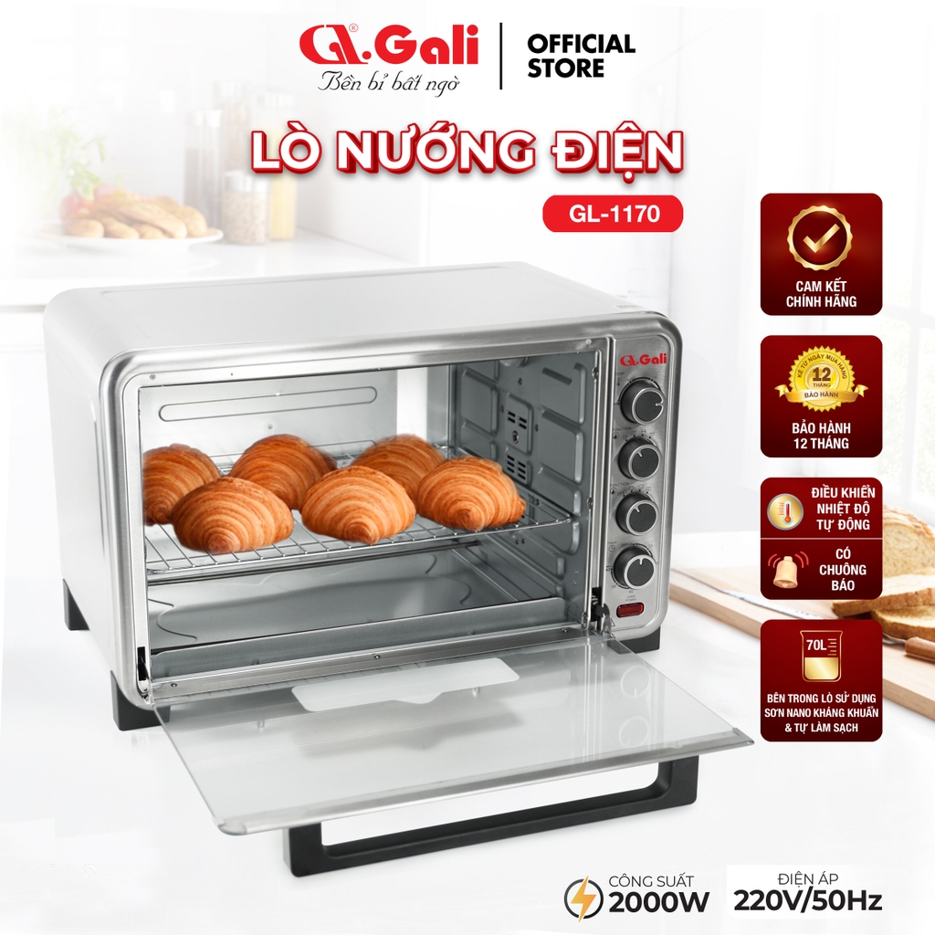 Lò nướng điện 1170 - 70 Lít - Bảo hành 1 năm