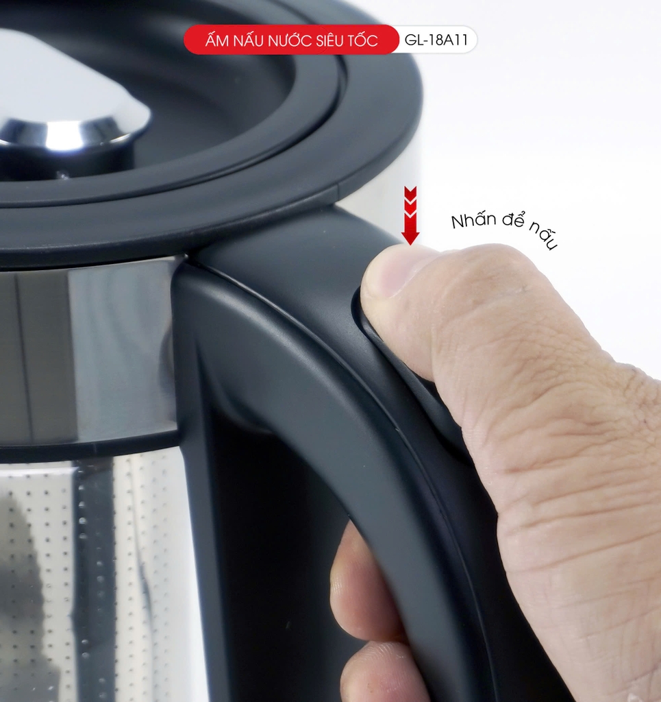 Ấm siêu tốc 18A11 - 1.7 Lít - Bảo Hành 2 năm