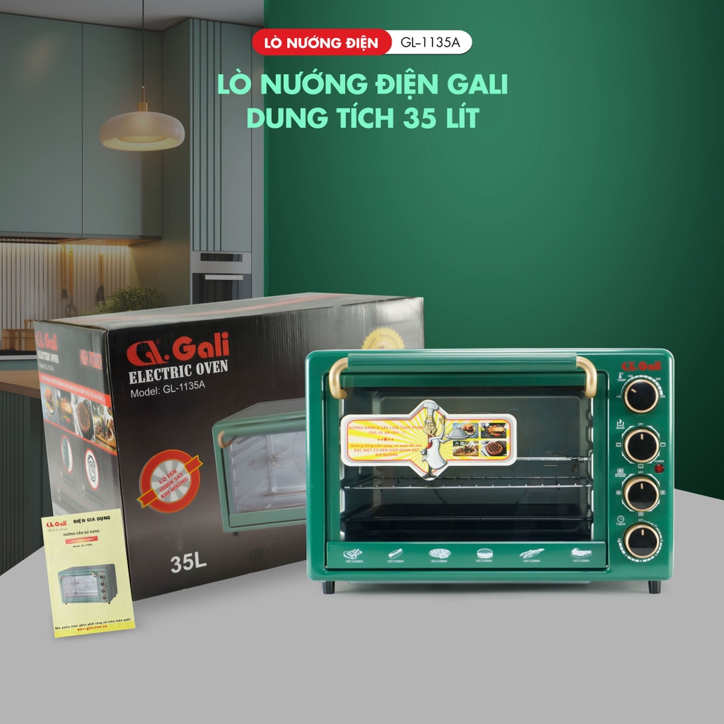 Lò nướng thùng 1135A - 35 Lít - Bảo hành 1 năm